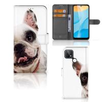 OPPO A15 | Telefoonhoesje | Met pasjeshouder | Franse Bulldog