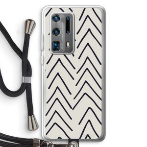 Marrakech Arrows: Huawei P40 Pro Plus Transparant Hoesje met koord