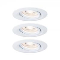 Paulmann 92971 EBL Nova mini Plus Coin LED-inbouwlamp Set van 3 stuks LED 4.20 W Wit