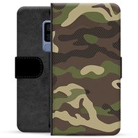 Samsung Galaxy S9+ Premium Portemonnee Hoesje - Camo