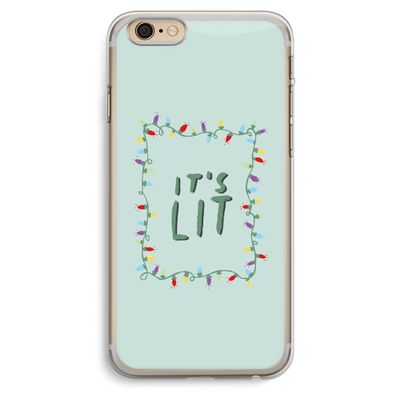 It's Lit: iPhone 6 Plus / 6S Plus Transparant Hoesje