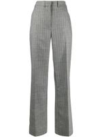 There Was One pantalon de tailleur en laine à fines rayures - Gris - thumbnail