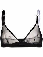 Givenchy soutien-gorge à empiècements transparents - Noir