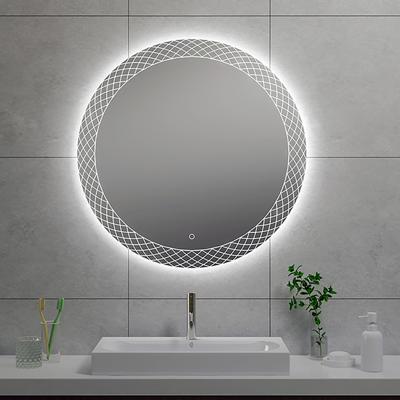 Wiesbaden Deco LED Badkamerspiegel - Dimbaar & Rond - 80cm