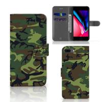 Apple iPhone 7 Plus | 8 Plus | Telefoon Hoesje | Army Dark