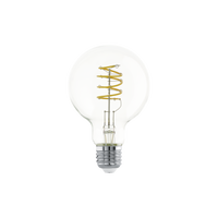 Lichtbron filament spiraal E27 G80 400LM 2700k