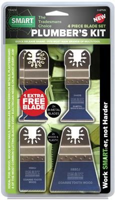 SMART blades UN TRA 4+1st Blad assorti loodgieter voor multitool