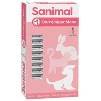 Sanimal Oorreiniger Mono hond, kat, konijn 2 verpakkingen - thumbnail