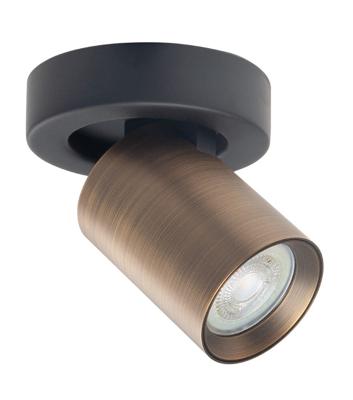 Highlight OpbouwspotOliver 1-lichts brons - S7155.32