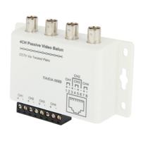 4 CH passief UTP Video Balun / CCTV Via Twisted paren