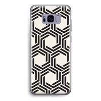 Geometrisch patroon: Samsung Galaxy S8 Transparant Hoesje Geometrisch patroon: Samsung Galaxy S8 Transparant Hoesje