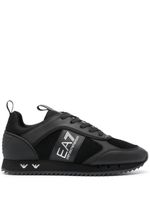 Ea7 Emporio Armani baskets à logo imprimé - Noir