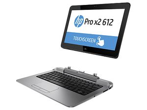 HP Pro x2 612 G1 Hybride (2-in-1) 31,8 cm (12.5") Touchscreen Full HD Vierde generatie Intel® Core™ i5 8 GB DDR3L-SDRAM 256 GB SSD Windows 8.1 Pro Zilver