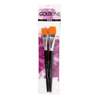Creativ Company Gold line penselen plat, 2st.