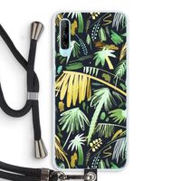 Tropical Palms Dark: Huawei P Smart Pro Transparant Hoesje met koord