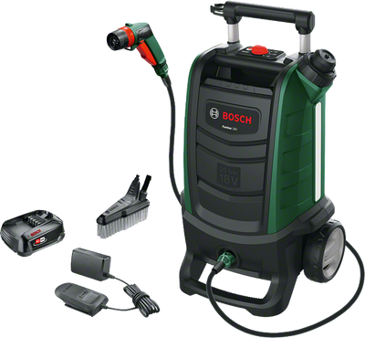 Bosch Groen Fontus 18V | Accu hogedrukreiniger 20 bar | Incl. accessoires - 06008B6101