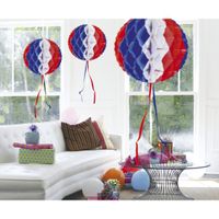 Feestversiering USA decoratie bol 30 cm - thumbnail