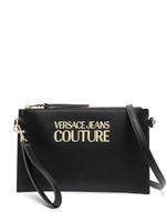 Versace Jeans Couture pochette à plaque logo - Noir