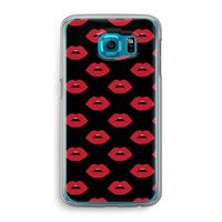 Lips: Samsung Galaxy S6 Transparant Hoesje