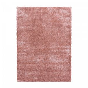 La Alegre Hoogpolig Vloerkleed - Shine Shaggy Kleur: Roze, 120 x 170 cm
