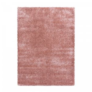 La Alegre Hoogpolig Vloerkleed - Shine Shaggy Kleur: Roze, 280 x 370 cm