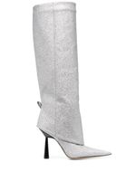 GIABORGHINI bottines Rosie 110 mm à paillettes - Argent