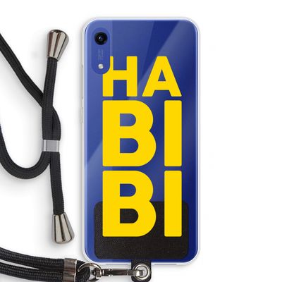 Habibi Blue: Honor Play 8A Transparant Hoesje met koord