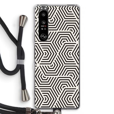 Magic pattern: Sony Xperia 1 III Transparant Hoesje met koord