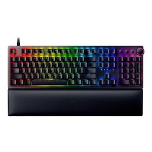 RAZER Huntsman V2 Purple Switch - Ger Gaming-toetsenbord Kabelgebonden QWERTZ, Duits Zwart Verlicht