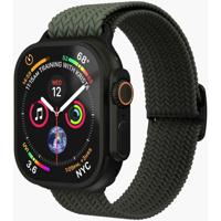 Vonmählen Woven Loop For Apple Watch 44 - 45 - 46 - 49mm One Size Black/Olive