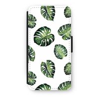 Tropische bladeren: iPhone 8 Plus Flip Hoesje