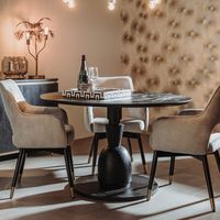 Tower Living Ronde Eettafel 'Brunello' Mangohout, 130cm