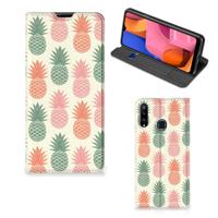 Samsung Galaxy A20s | Flip Style Cover | Ananas