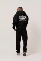 Equalité Societe Oversized Full Zip Hoodie Heren Zwart - Maat XS - Kleur: WitZwart | Soccerfanshop