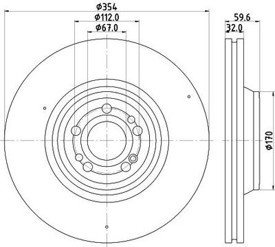 Remschijf PRO HC 8DD355132221