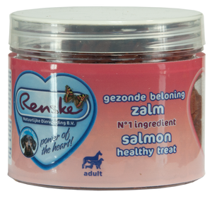 Renske gezonde beloning mini hartjes zalm hondensnack 100gr