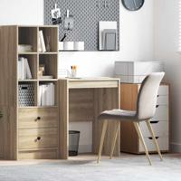 Bureau Sonoma eiken 60 x 50 x 76 cm Bewerkt hout