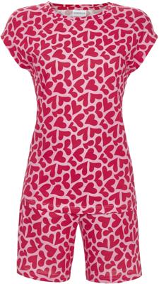 Roze hartjes shortama Ringella