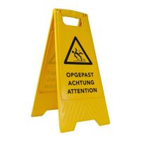 Betra - Waarschuwingsbord Gladde Vloer 4-talig - Per stuk