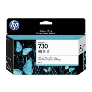 HP 730 grijze DesignJet inktcartridge, 130 ml