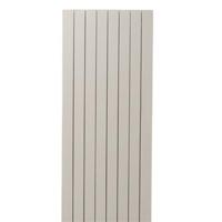 Vasco Zaros V100 designradiator aluminium verticaal 2200x600mm 2742W aansluiting 0066 wit structuur 1124606002200006606000000