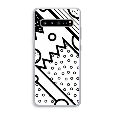 Pop Art #4: Samsung Galaxy S10 5G Transparant Hoesje