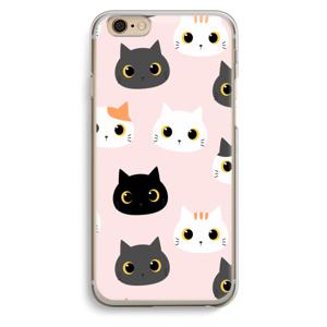 Katten: iPhone 6 / 6S Transparant Hoesje