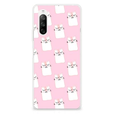 Sony Xperia 10 III | TPU Hoesje | Sleeping Cats