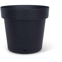 Waterreservepot - GARDEN ID Glamour - Antraciet 40 cm - Korrelig oppervlak - Binnen/buiten - Strak design.
