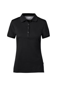 Hakro 214 COTTON TEC® Women's polo shirt - Black - S