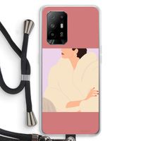 Cosy: Oppo A94 5G Transparant Hoesje met koord