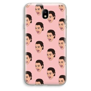 Ugly Cry Call: Samsung Galaxy J7 (2017) Transparant Hoesje