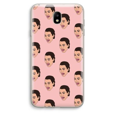 Ugly Cry Call: Samsung Galaxy J7 (2017) Transparant Hoesje