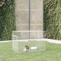 VidaXL Konijnenkooi 78x54x54 cm gegalvaniseerd ijzer